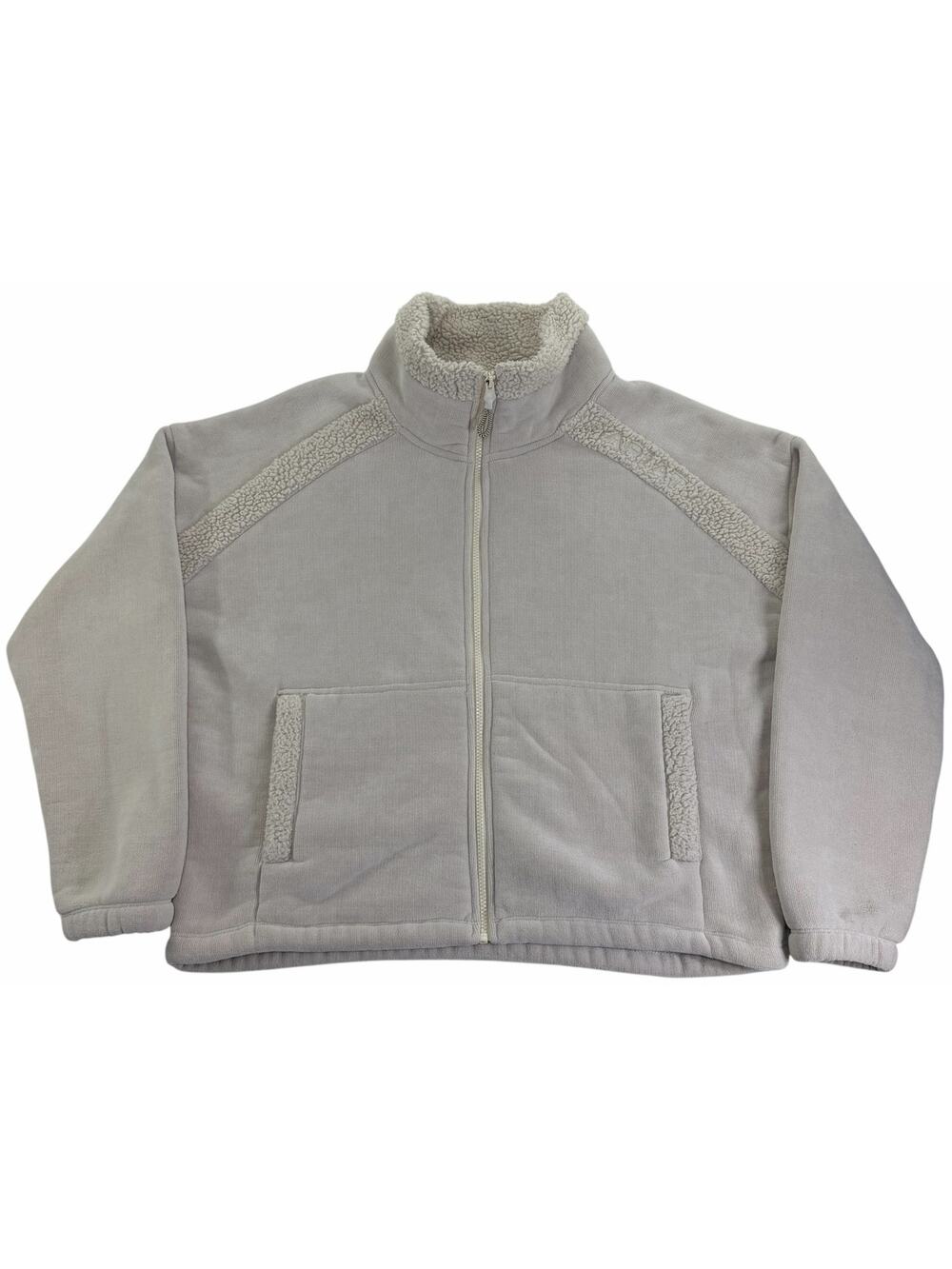 Womens Ariat Sherpa Fleece Jacket Lafayette Full Zip Jacket Oversized Size Large
